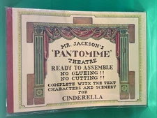Vintage Mr Jackson's Pantomime Theatre - Cinderella -UNOPENED, ready to assemble