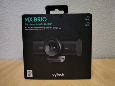 LOGITECH MX Brio ULTRA HD 4K WEBCAM Streaming Video Gaming Master ACTION CAMERA