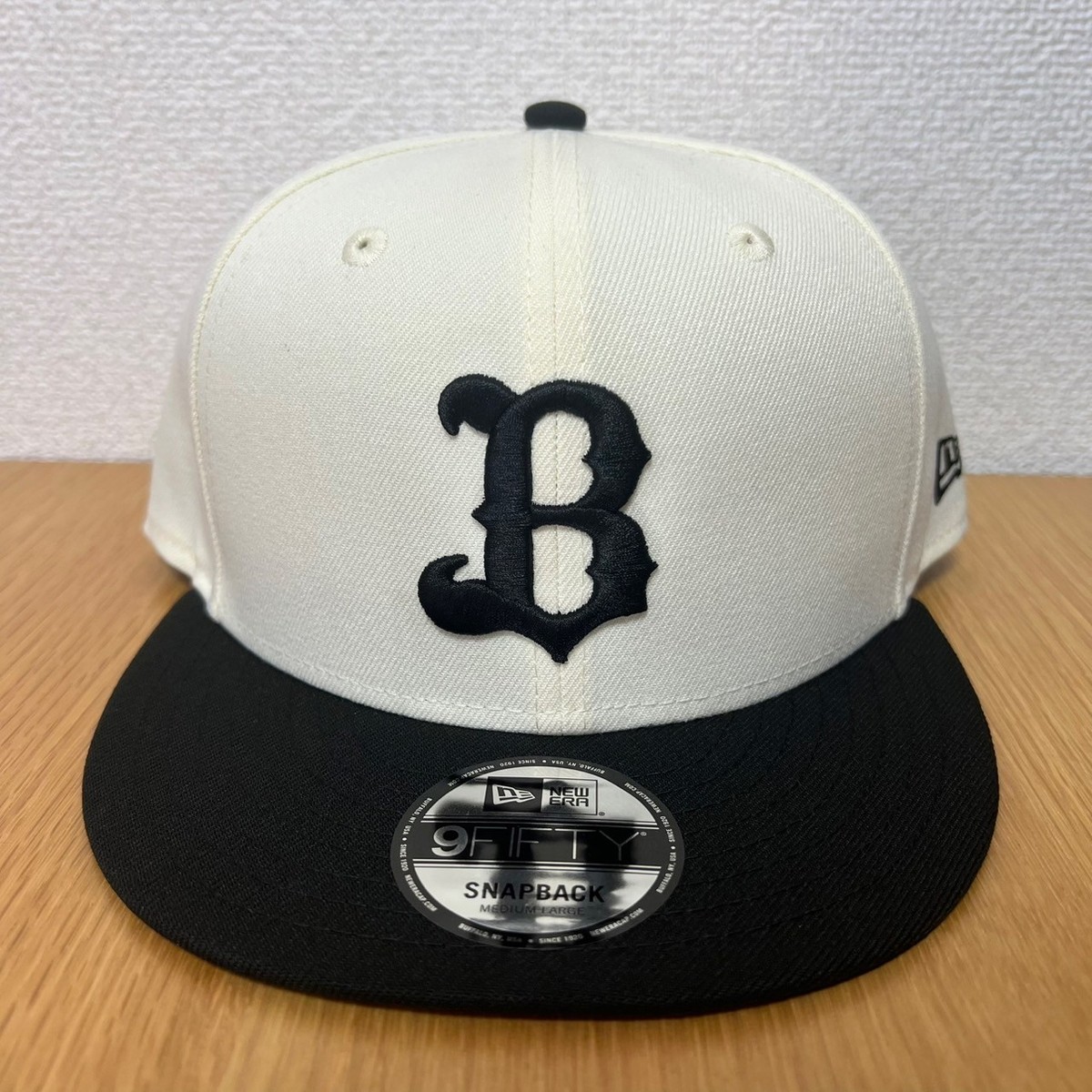 New Era 9FIFTY Cap NPB Orix Buffaloes Chrome White x Black Unisex
