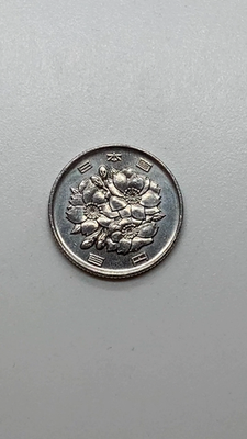 Japanese Money, Japan 100 Yen Coin, Sakura Blossoms design, Random