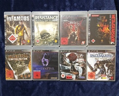 Sony PlayStation 3 PS3 Spiele Konvolut Sammlung Resident Evil Bayonetta Usw