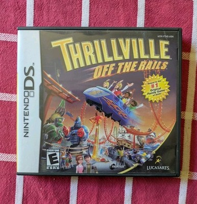 Thrillville Off The Rails (Nintendo DS) Case + Manual + Inserts ONLY - No Game