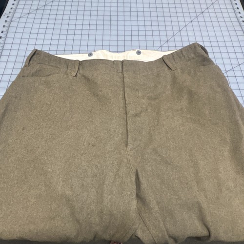 Increíble reproducción. Pantalones de lana Doughboy/USMC del Ejército de los Estados Unidos Primera Guerra Mundial, talla grande 46" cintura - Imagen 3 de 9