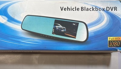 Rearview Mirror Dual Channel Recorder Vehicle Blackbox DVR Full HD 1080p