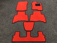Floor Mats For Toyota Land Cruiser Prado 150 7-seater 2009-2013 Solid Red Jdm Floor Mats For Toyota Land Cruiser Prado 150 7-seater 2009-2013 Solid Red Jdm