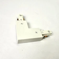 Juno Trac-Lites Adjustable L-Connector for Track Lighting - White