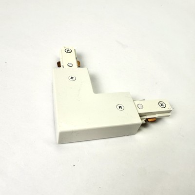 Juno Trac-Lites Adjustable L-Connector for Track Lighting - White