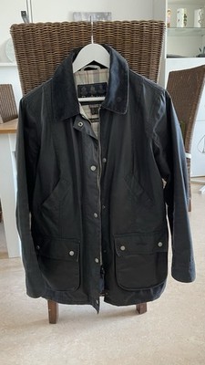 Barbour Damen Wachsjacke Iona in schwarz, Größe 42