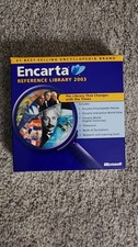 Microsoft Encarta 2003 Reference Library - All 5 CDs in original box