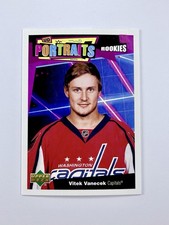 #P-58 2020-21 Upper Deck UD Portraits - Vitek Vanecek RC Washington Capitals
