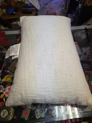 Room Essentials Toss Pillow Off White 12 x 18 inch New 