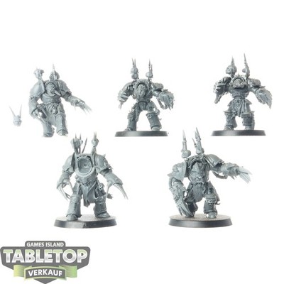 Chaos Space Marines - 5x Chaos Terminator Squad - unbemalt