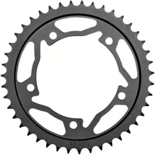 VORTEX STEEL REAR SPROCKET BLACK 43T Fits: Suzuki DL1000 V-Strom,GSX-R600,GSX-R7