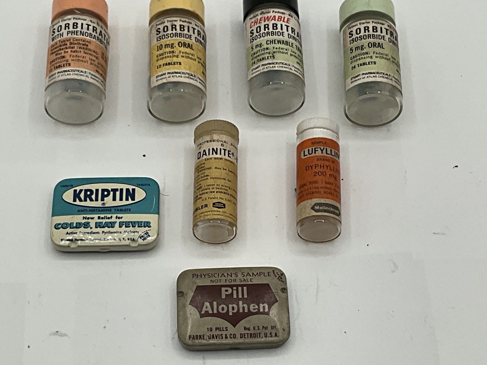 Vintage Pharmacy Apothecary Items 