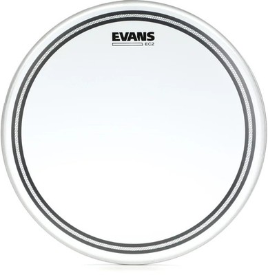 Evans EC2S Frosted Tom Drumhead - 15 inches