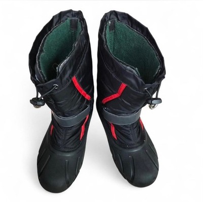 SOREL Youth Flurry Black Winter Snow Insulated Walking Boots  display picture 2