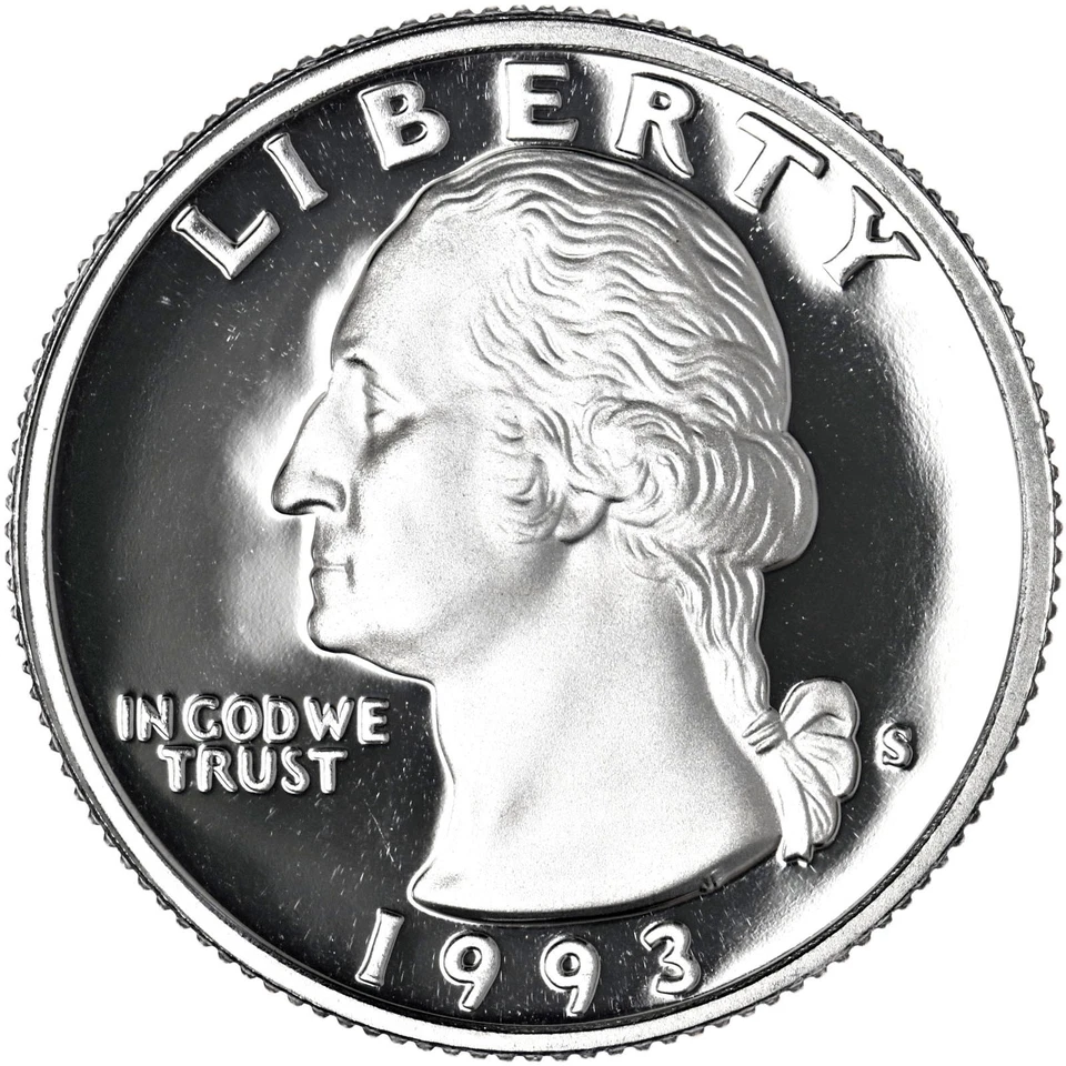 1993 S Proof Set Original Box & COA 5 Coins CN-Clad - Image 4 of 4