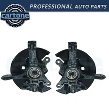 For 2012 Honda Civic New 2Pcs Front Steering Knuckle and Hub Bearing Assembly