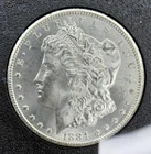1884 - CC Morgan Silver Dollar GSA Hoard Carson City W/ Box & Info Card UNC