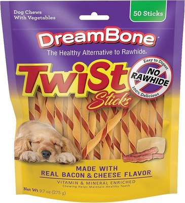 Bacon Cheese Flavor Dog Sticks DreamBone 50