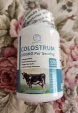 BOVINE COLOSTRUM ~ 1000mg ~ Supports Immune Health ~ FREE SHIPPING from the USA!