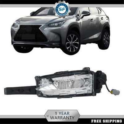 For Lexus NX200T 2015-2017 Front Bumper W/F-Sport LED Fog Lamp Light Left Side
