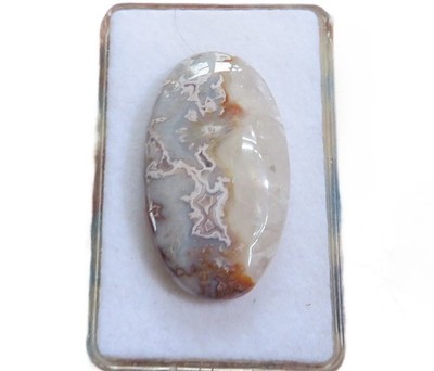 Crazy Lace Achat - Agate Cabochon 36x21 mm 39 ct. Nr. U34169