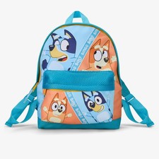 Clarks Boys,Girls,Kids Unisex Bluey and Bingo Backpack Blue Combination Backpack