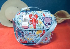 VERA BRADLEY Lunch Crossbody Bag Insulated Tote/Cooler 🦞 SEAFOOD BOIL
