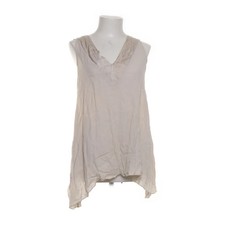 Neckholder Top, Größe: M, Beige, Viskose, Einfarbig, Damen #FJn