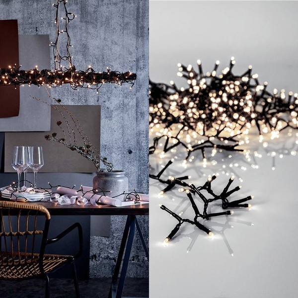 Led Lichterkette Weihnachtsbeleuchtung Innen & AußEn Warmweiß 3000K 1200Leds 25M-image