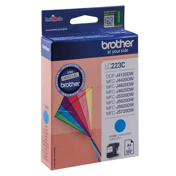 Brother LC223C Original Tintenpatrone LC-223C Cyan DCP-J562DW, DCP-J4120DW, MFC--image