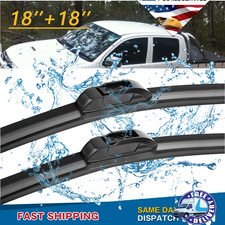 1818 Windshield Wiper Blades Premium Rubber J-hook Window Left Right Wipers