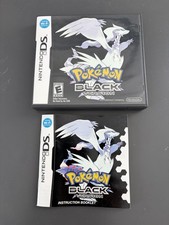 Authentic Pok mon Black Version Case Only NO GAME Includes Manual