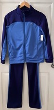 NWT Old Navy Girls Sz 14 Navy/Blue Full Zip Jacket Pants TrackSuit 2 Pc Set Y2K