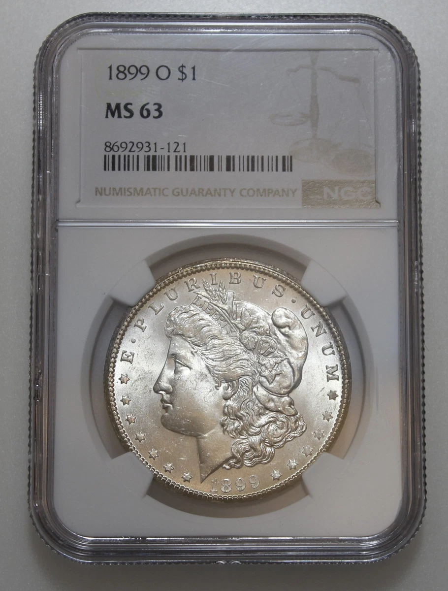 ☆19世紀発行☆ PCGS 1899-O MS63 モルガン 銀貨 MS 63 Graded 1899