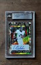 2022 CHRIS OLADOKUN 1/1 Leaf Valiant Rising Stock AUTOGRAPH CRYSTAL SNAKESKIN 