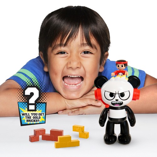 Ryan's World Panda Toy Combo Ryan Figure Chopping Karate Action New Poseable Fun - Picture 3 of 5
