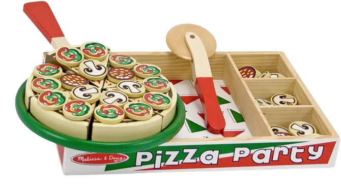 Melissa & Doug Play Set, Pizza Party, Wooden