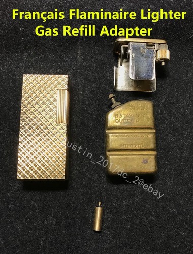 50-60s Flaminaire Vinci Myon Français Adaptateur de recharge de gaz plus léger - Imagen 2 de 7