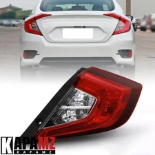 For 16-2021 Honda Civic Sedan Outer Tail light  Rear Tail Lamps Right Passenger