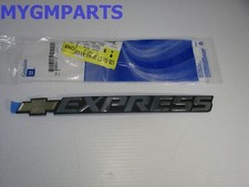 FURGONETA EXPRESS PUERTA TRASERA "EXPRESS" EMBLEMA LOGO 2003-2017 NUEVO OEM GM 20908152