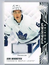 2019-20 UPPER DECK PREMIER JERSEY RELICS ILYA MIKHEYEV ROOKIE PATCH 2 COLORS