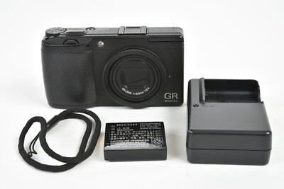 RICOH GR Digital II 10.1MP Digital Camera Black [Good] 88-K51