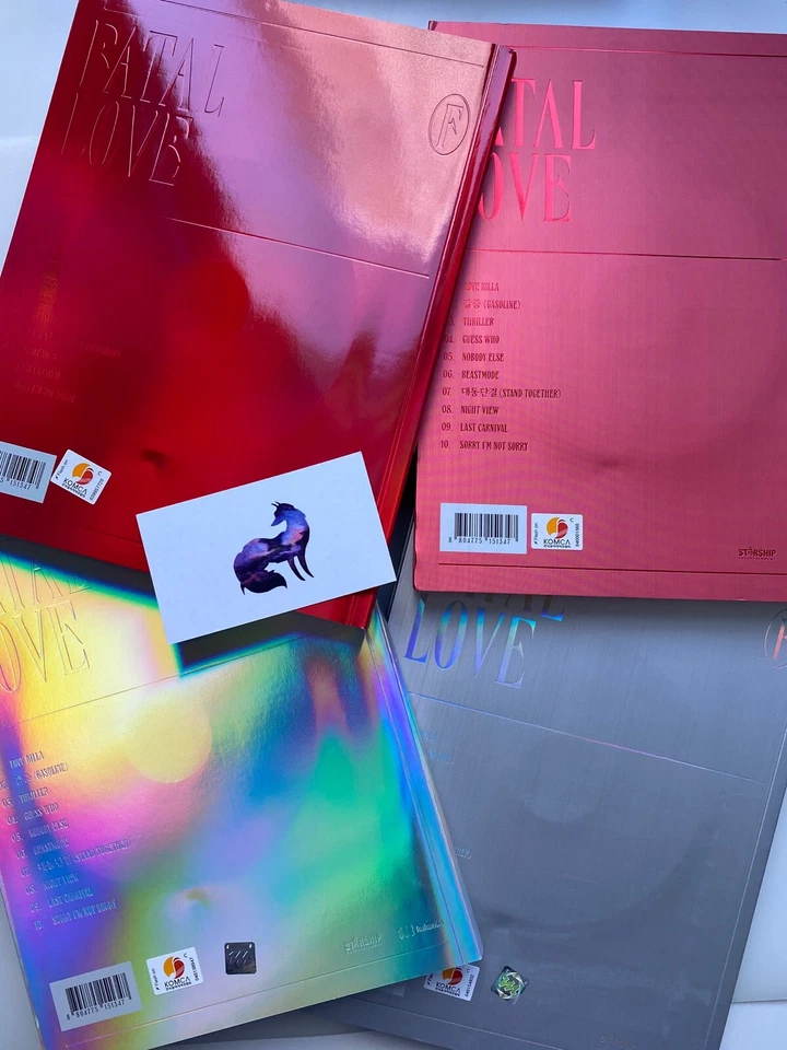 Monsta X "Fatal Love" Album (unsealed, only album) - Image 2 of 2