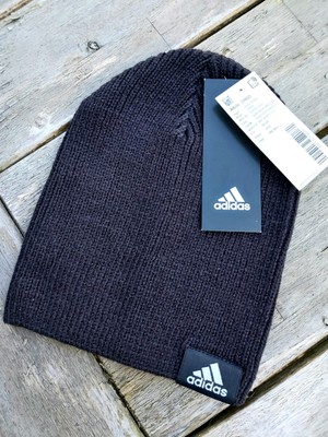 Genuine ADIDAS Lightweight Black BEANIE Hat Sample CY6025 E61 | eBay