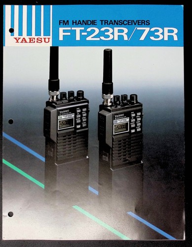 Yaesu FT- 23R/73R FM Handle Transceivers Brochure Product News