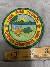 1988 Lone Tree Council Spring Camporee Boy Scout Patch BSA B3
