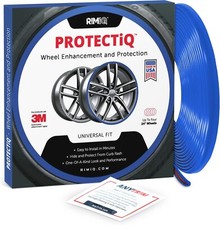 Rimiq Protectiq Universal Rim Protector Blue 14 Trim Fits Up To 24 Rims Rimiq Protectiq Universal Rim Protector Blue 14 Trim Fits Up To 24 Rims