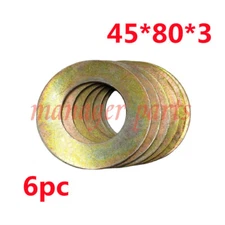 6pc Bucket Pin Shim Kit 45x80mm For Caterpillar CASE JD Excavator Loaders 3mm